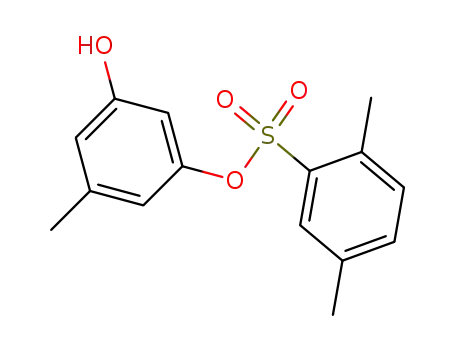 Molecular Structure of 197960-04-6 (3-(2,5-dimethylphenylsulfonyloxy)-5-methylphenol)