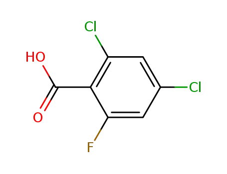 Molecular Structure of 904285-09-2 (2-Fluoro-4,6-dichlorobenzoic acid)