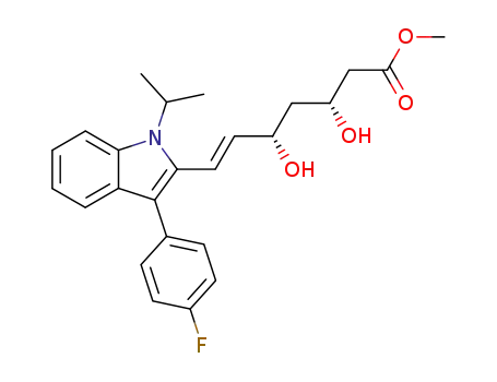 Molecular Structure of 786710-21-2 (Fluvastatin Methyl Ester)
