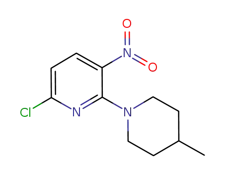 Molecular Structure of 885704-86-9 (6'-chloro-4-methyl-3'-nitro-3,4,5,6-tetrahydro-2H-[1,2']bipyridinyl)