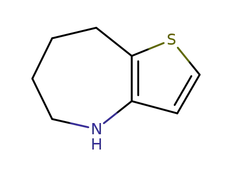 Molecular Structure of 180340-57-2 (5,6,7,8-TETRAHYDRO-4H-THIENO[3,2-B]AZEPINE)