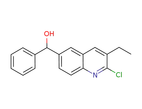 6-Quinolinemethanol, 2-chloro-3-ethyl-a-phenyl-