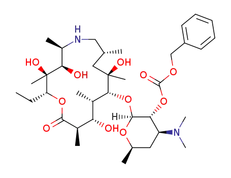 (2R,3S,4R,5R,8R,10R,11R,12S,13S,14R)-2-ethyl-3,4,10,13-tetrahydroxy-3,5,8,10,12,14-hexamethyl-11-[[3,4,6-trideoxy-3-(dimethylamino)-2-O-[(phenylmethoxy)carbonyl]-β-D-xylo-hexopyranosyl]oxy]-1-oxa-6-azacyclopentadecan-15-one