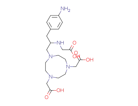 {4-[3-(4-amino-phenyl)-2-(carboxymethyl-amino)-propyl]-7-carboxymethyl-[1,4,7]triazonan-1-yl}-acetic acid