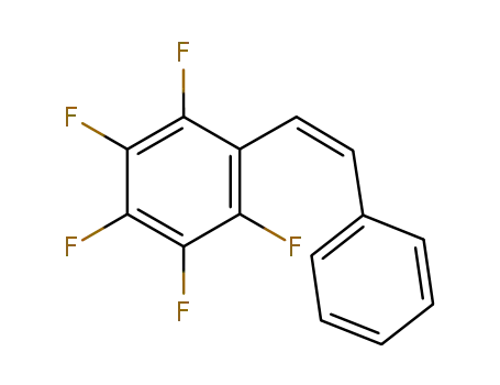 Molecular Structure of 80365-31-7 ((Z)-1,2,3,4,5-pentafluoro-6-styrylbenzene)