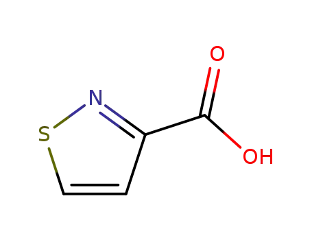 Molecular Structure of 4576-90-3 (3-Isothiazolecarboxylic acid)