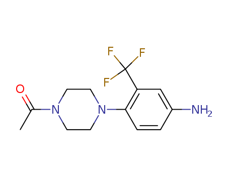 1-[4-[4-amino-2-(trifluoromethyl)phenyl]-1-piperazinyl]Ethanone