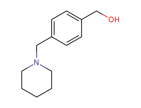 Molecular Structure of 91271-62-4 ([4-(PIPERIDIN-1-YLMETHYL)PHENYL]METHANOL)