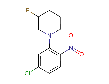 1-(5-chloro-2-nitro-phenyl)-3-fluoro-piperidine
