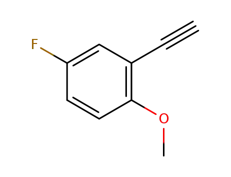 Molecular Structure of 912971-79-0 (2-ethynyl-4-fluoro-1-methoxybenzene)