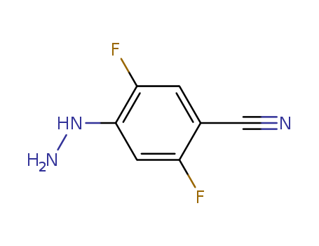 2,5-Difluoro-4-hydrazinylbenzonitrile
