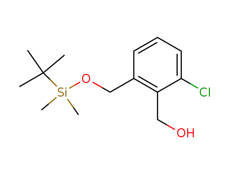 Benzenemethanol,
2-chloro-6-[[[(1,1-dimethylethyl)dimethylsilyl]oxy]methyl]-
