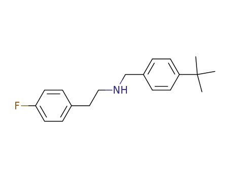Molecular Structure of 875305-06-9 ((4-tert-butyl-benzyl)-[2-(4-fluoro-phenyl)-ethyl]-amine)