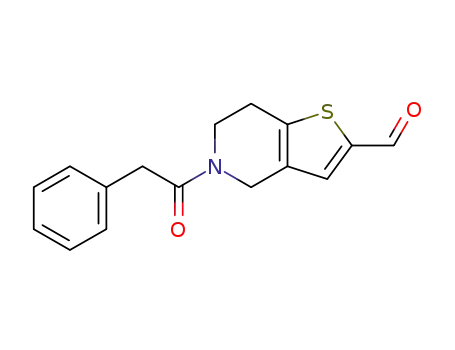 2-formyl[5-(phenylacetyl)-4,5,6,7-tetrahydrothieno][3,2-c]pyridine