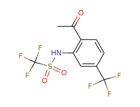 Methanesulfonamide,
N-[2-acetyl-5-(trifluoromethyl)phenyl]-1,1,1-trifluoro-