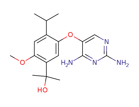 2-[5-(2,4-diaminopyrimidin-5-yloxy)-4-isopropyl-2-methoxy-phenyl]-propan-2-ol