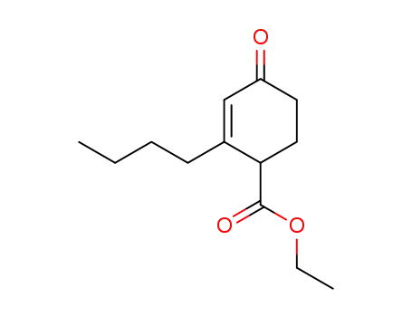 2-Cyclohexene-1-carboxylic acid, 2-butyl-4-oxo-, ethyl ester