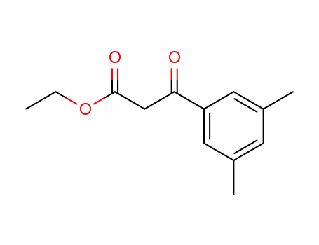 Molecular Structure of 871129-46-3 (Benzenepropanoic acid, 3,5-dimethyl-β-oxo-, ethyl ester)
