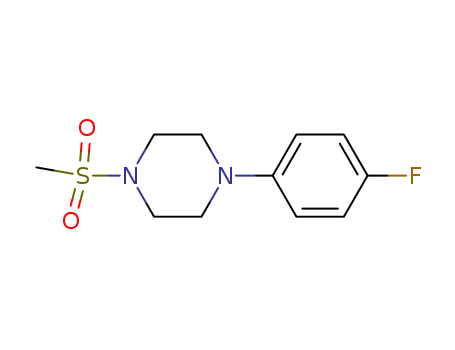 Piperazine, 1-(4-fluorophenyl)-4-(methylsulfonyl)-