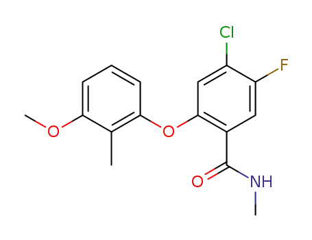 Benzamide,
4-chloro-5-fluoro-2-(3-methoxy-2-methylphenoxy)-N-methyl-