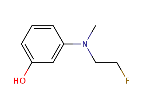 Molecular Structure of 596820-74-5 (Phenol, 3-[(2-fluoroethyl)methylamino]-)