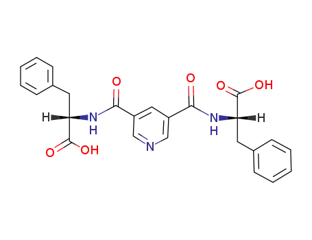N,N'-(pyridine-3,5-diyldicarbonyl)bis[(2S)-2-amino-3-phenylpropanoic acid]