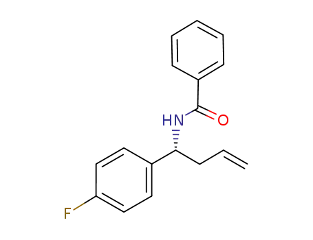 N-((R)-1-(4-fluorophenyl)but-3-enyl)benzamide