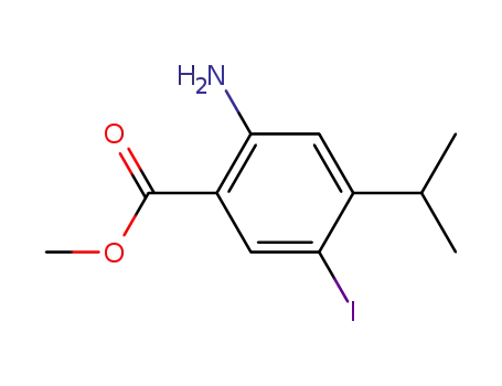 메틸 2-aMino-5-요오도-4-이소프로필벤조에이트