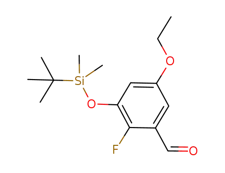 Benzaldehyde,
3-[[(1,1-dimethylethyl)dimethylsilyl]oxy]-5-ethoxy-2-fluoro-