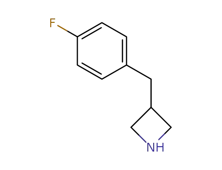 Molecular Structure of 937621-44-8 (3-[(4-Fluorophenyl)methyl]azetidine HCl)
