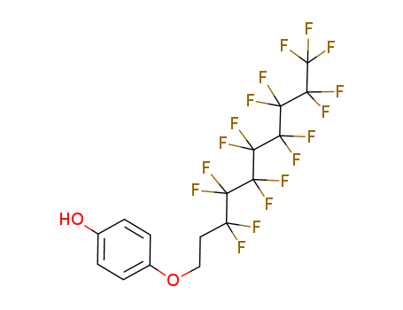 Phenol, 4-[(3,3,4,4,5,5,6,6,7,7,8,8,9,9,10,10,10-heptadecafluorodecyl)oxy]-