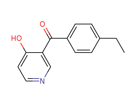 메탄 온, (4- 에틸 페닐) (4- 히드 록시 -3- 피리 디닐)-(9Cl)