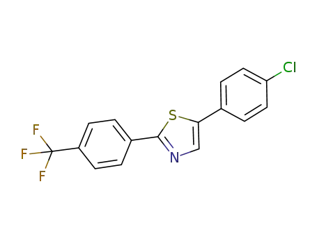 5-(4-chlorophenyl)-2-(4-trifluoromethylphenyl)thiazole