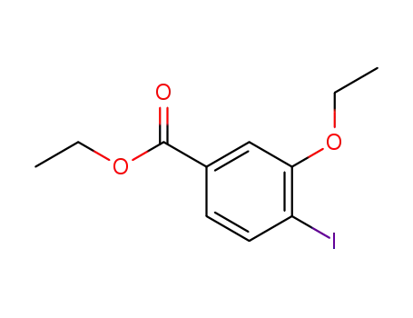 Molecular Structure of 741699-04-7 (3-Ethoxy-4-iodobenzoic acid ethyl ester)