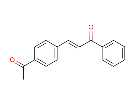 Molecular Structure of 253597-40-9 ((E)-3-(4-Acetylphenyl)-1-phenyl-prop-2-en-1-on)