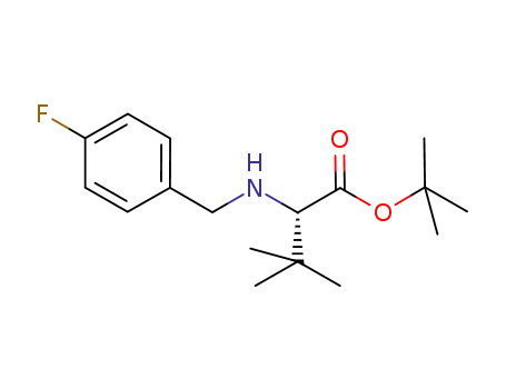 L-Valine, N-[(4-fluorophenyl)methyl]-3-methyl-, 1,1-dimethylethyl ester