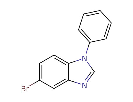 Molecular Structure of 221636-18-6 (5-BROMO-1-PHENYL-1H-BENZOIMIDAZOLE)