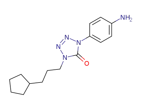 5H-Tetrazol-5-one,
1-(4-aminophenyl)-4-(3-cyclopentylpropyl)-1,4-dihydro-