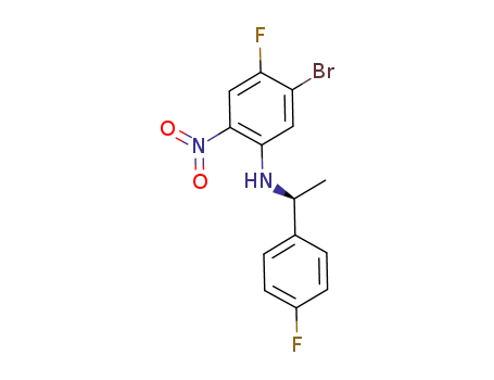 (S)-5-bromo-4-fluoro-N-(1-(4-fluorophenyl)ethyl)-2-nitrobenzenamine