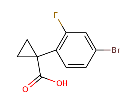 1-(4-Bromo-2-fluorophenyl)cyclopropanecarboxylicacid