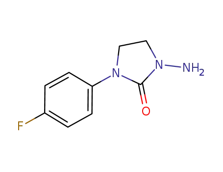 Molecular Structure of 879484-79-4 (2-Imidazolidinone, 1-amino-3-(4-fluorophenyl)-)