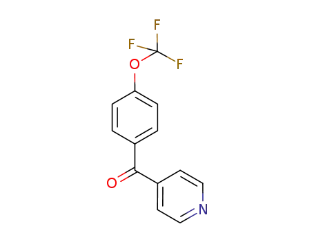 Molecular Structure of 726127-42-0 (Methanone, 4-pyridinyl[4-(trifluoromethoxy)phenyl]-)