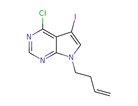 7-but-3-enyl-4-chloro-5-iodopyrrolo[2,3-d]pyrimidine