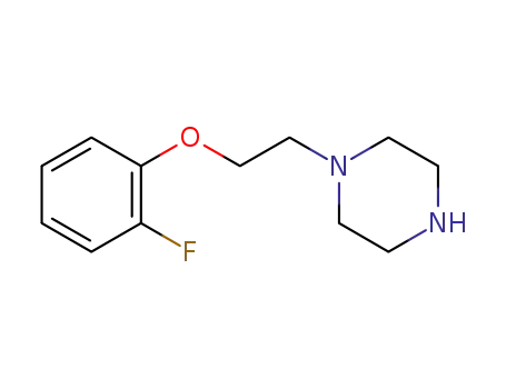 Molecular Structure of 401481-90-1 (1-[2-(2-FLUOROPHENOXY)ETHYL]PIPERAZINE)