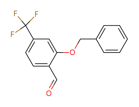 2-(benzyloxy)-4-(trifluoromethyl)benzaldehyde