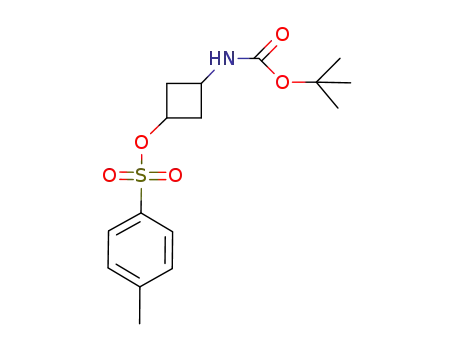 Molecular Structure of 878156-25-3 (tert-butyl (3-tosyl-cyclobutyl)-carbamate)