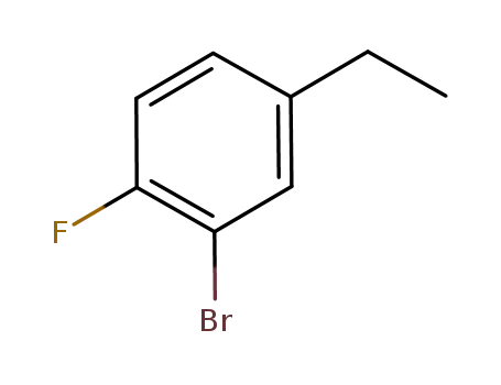 Molecular Structure of 891843-33-7 (2-Bromo-4-ethyl-1-fluorobenzene)