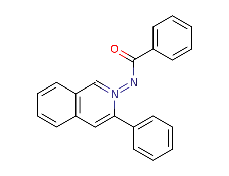 benzoyl(3-phenylisoquinolin-2-ium-2-yl)amide