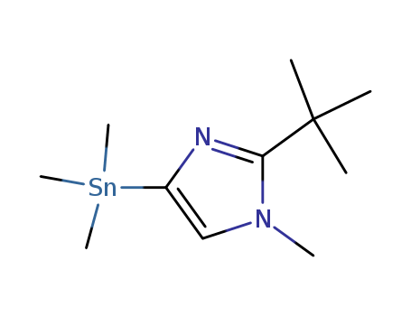 1H-Imidazole, 2-(1,1-dimethylethyl)-1-methyl-4-(trimethylstannyl)-