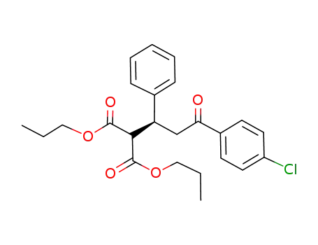 dipropyl 2-(3-(4-chlorophenyl)-3-oxo-1-phenylpropyl)malonate